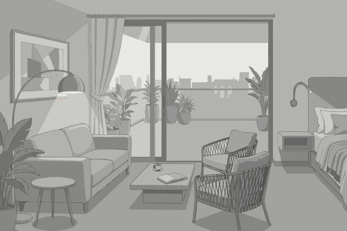 Chambre Lit Queen-size - Accessible aux Personnes à Mobilité Réduite